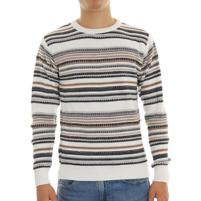 MAGLIA A RIGHE BL11 - Mad Fashion | img vers.1300x/